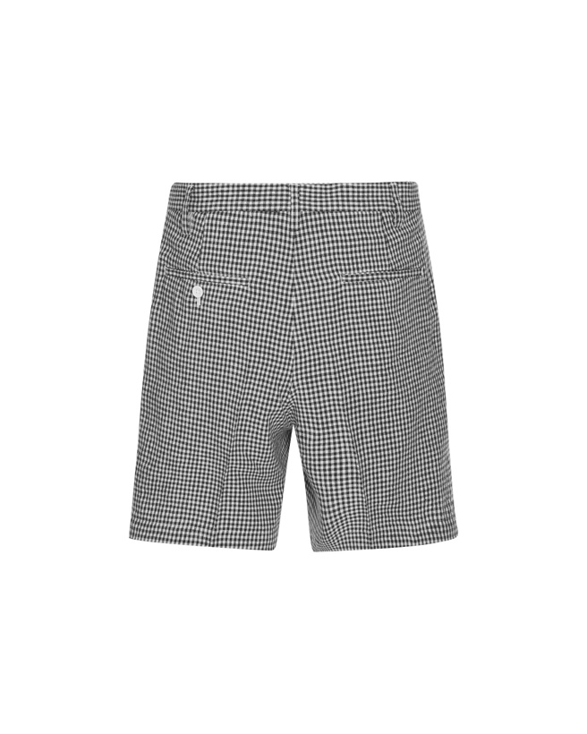Photo: Gingham Check Pleated Shorts