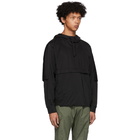 Stone Island Shadow Project Black Hooded Pullover Jacket