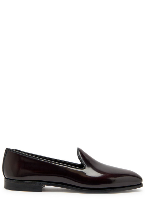 Photo: Church's Reign Patent Leather Loafers Burgundy