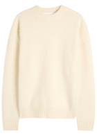 Axel Arigato Miles Textured Wool-blend Jumper Off White