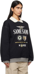 Martine Rose Black Polo Neck Sweatshirt