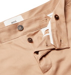 AMI PARIS - Cotton-Gabardine Shorts - Neutrals