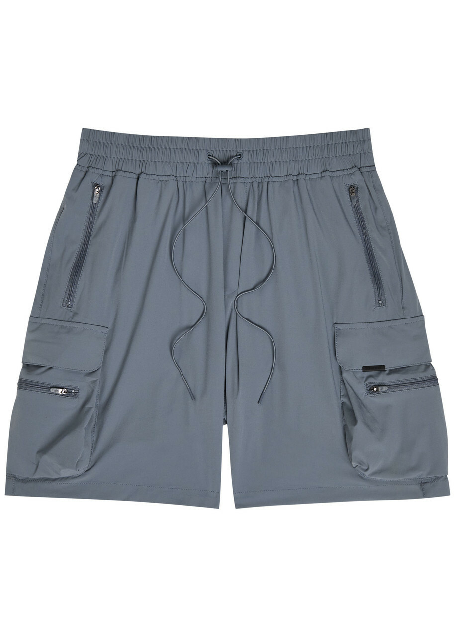 Represent 247 Dna Stretch-jersey Shorts Navy