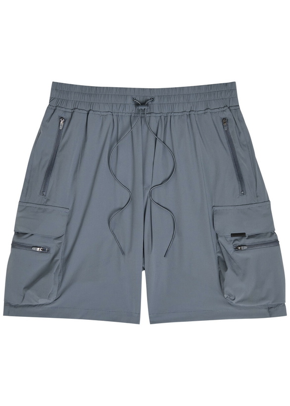 Photo: Represent 247 Dna Stretch-jersey Shorts Navy