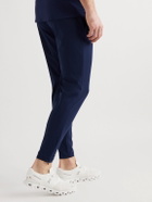 Castore - Slim-Fit Tapered Logo-Print Stretch-Shell Trousers - Blue