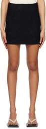 WYNN HAMLYN Black Valerie Miniskirt