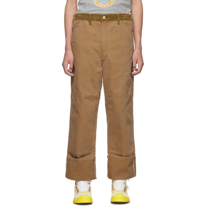 Photo: Junya Watanabe Brown Carhartt Edition Customized Canvas Trousers