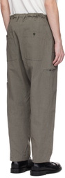 Y's For Men Gray Cotton Cargo Pants