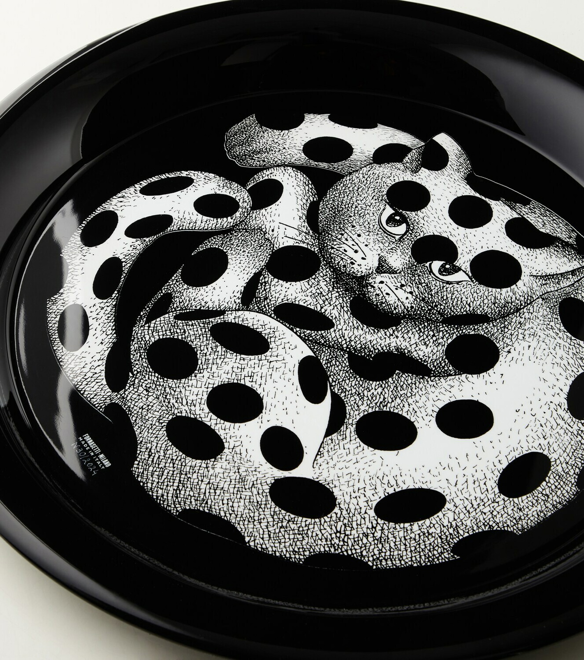 Fornasetti High Fidelity iron decorative tray