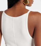 Slvrlake Ribbed-knit cotton tank top