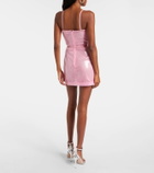 David Koma Sequined minidress