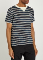Wales Bonner Song Striped Fine-knit Wool-blend T-shirt Multicoloured 1