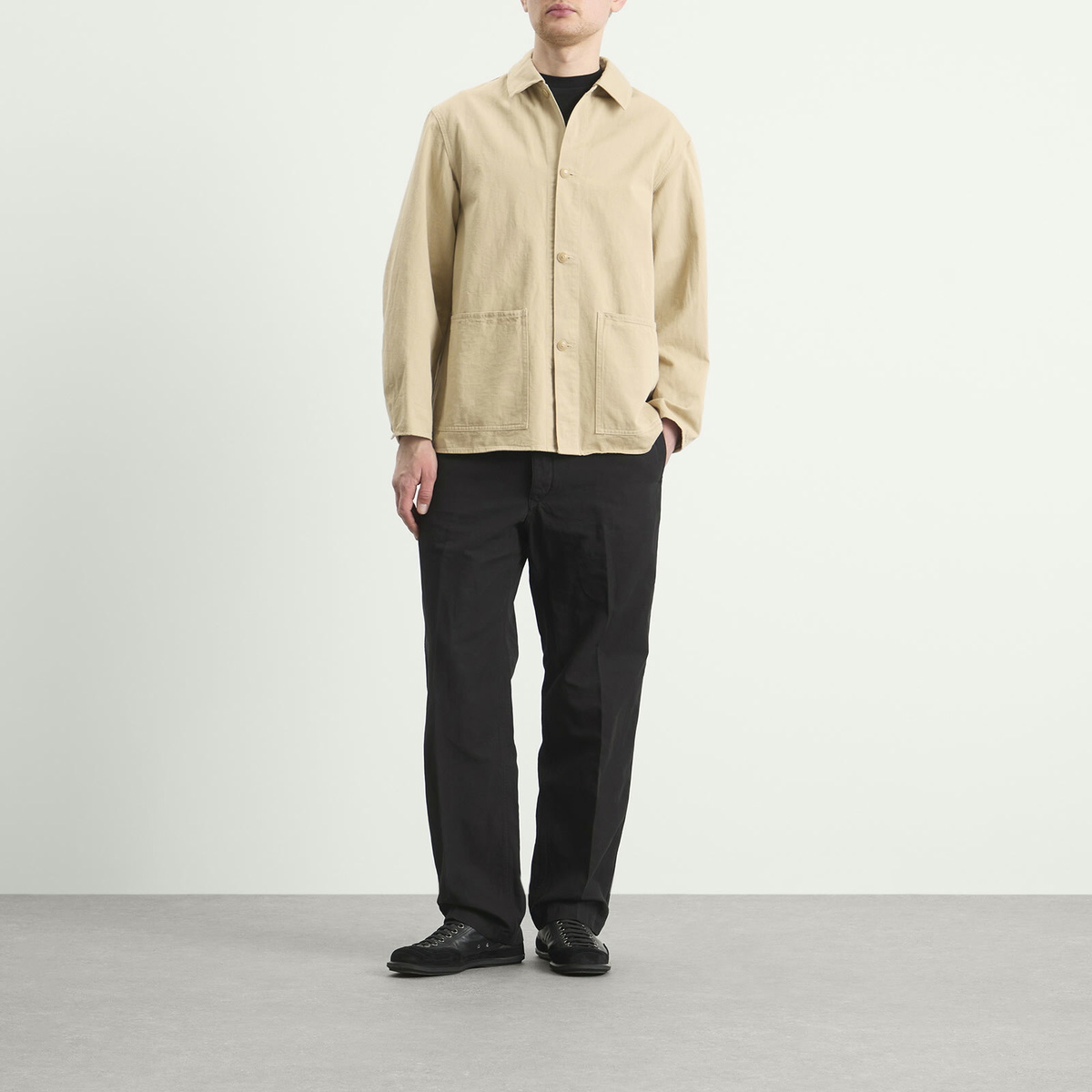 Kaptain Sunshine Men's Gaba. Buckleback Work Trousers in Black