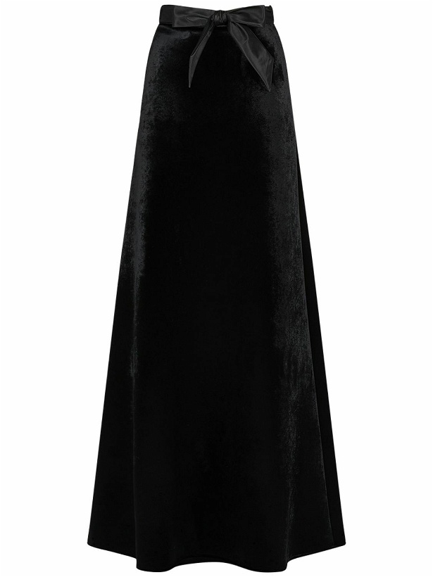 Photo: BALENCIAGA - Viscose Blend A-line Maxi Skirt