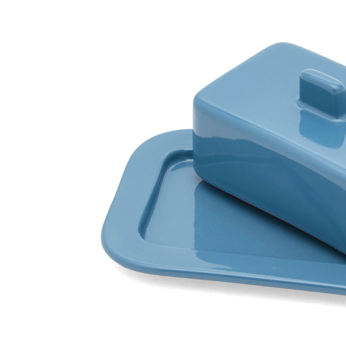 HAY Butter Dish in Dark Blue 