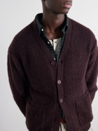 NN07 - 60064 Wool-Terry Fleece Cardigan - Brown
