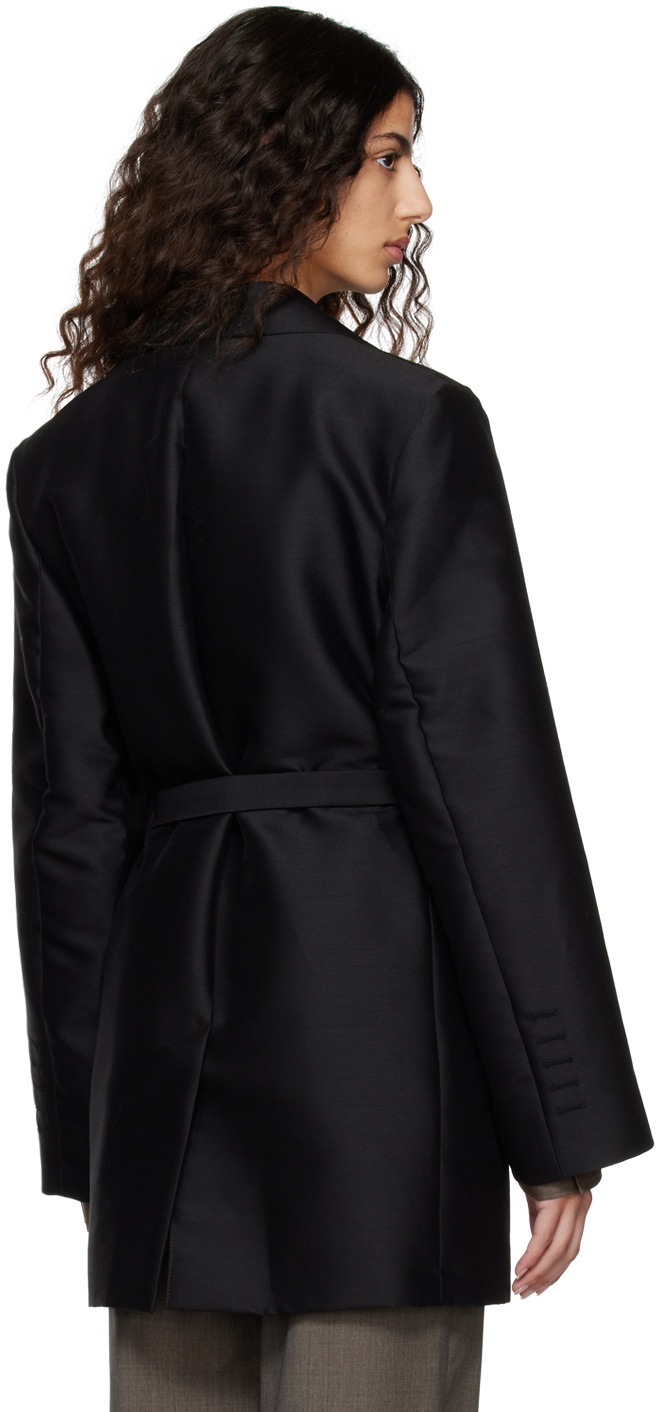 Totême Black Belted Blazer