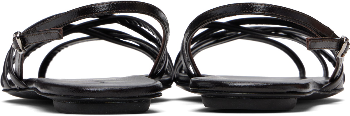 Proenza Schouler Black Uma Slingback Sandals