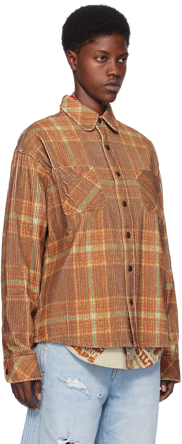 ERL Brown Check Shirt