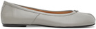 Maison Margiela SSENSE Exclusive Grey Tabi Ballerina Flats