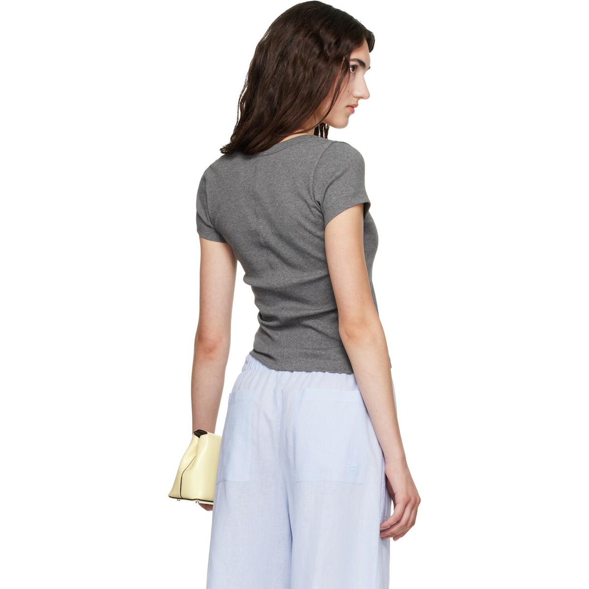 FLORE FLORE SSENSE Exclusive Gray Lulu Baby T-shirt