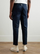 Beams Plus - Ivy Straight-Leg Cotton-Twill Trousers - Blue