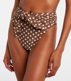 Montce Vivian Paula polka-dot bikini bottoms