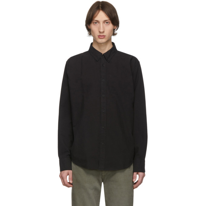 Photo: rag and bone Black 2 Tomlin Oxford Shirt