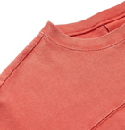 CHAMPION - Logo-Appliquéd Cotton-Jersey T-Shirt - Orange