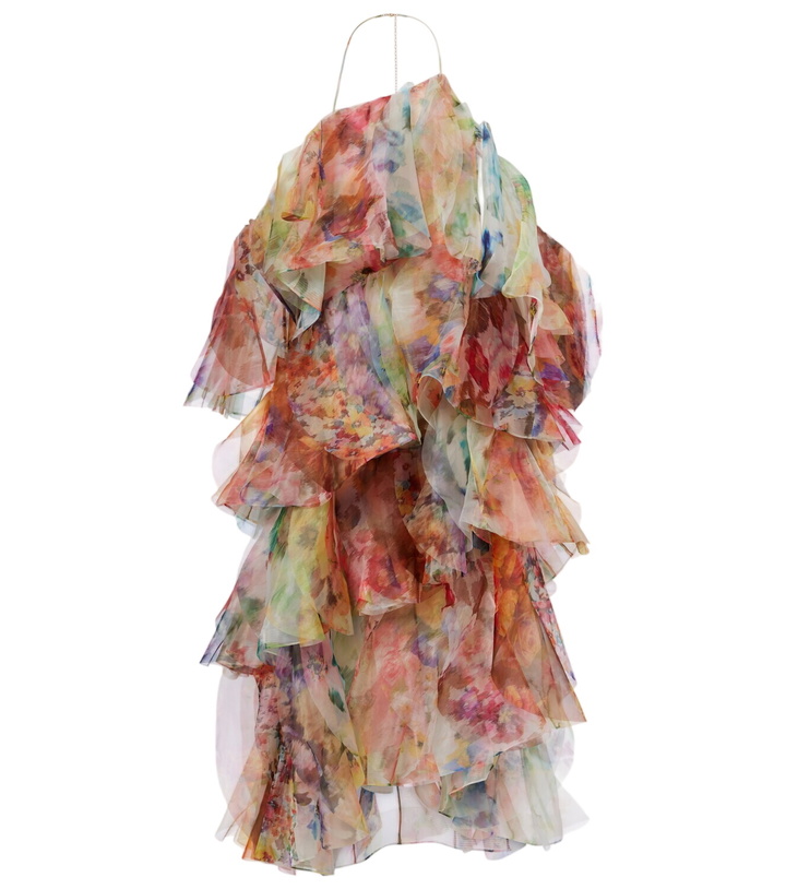 Zimmermann Golden Pleated floral slip dress Zimmermann Zimmermann Golden Pleated floral slip dress Zimmermann