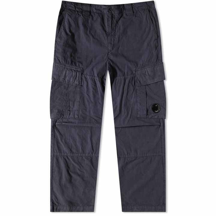 Photo: C.P. Company Men's Micro Reps Cargo Trouser in Total Eclipse