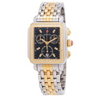 Michele Deco Chronograph Quartz Diamond Black Dial Ladies Watch MWW06A000808