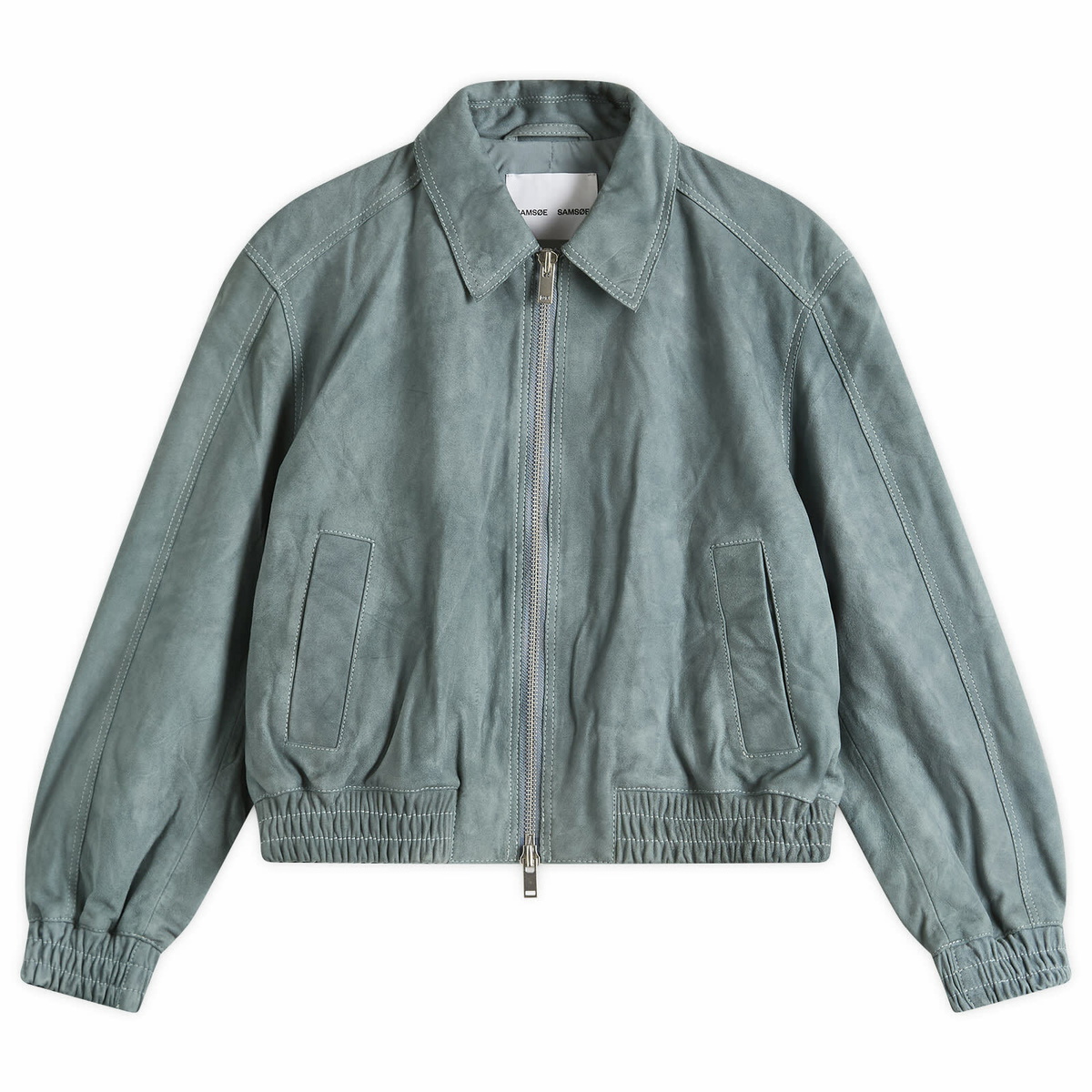 Samsøe Samsøe Women's Sasaffy Bomber Jacket in Surf Spray