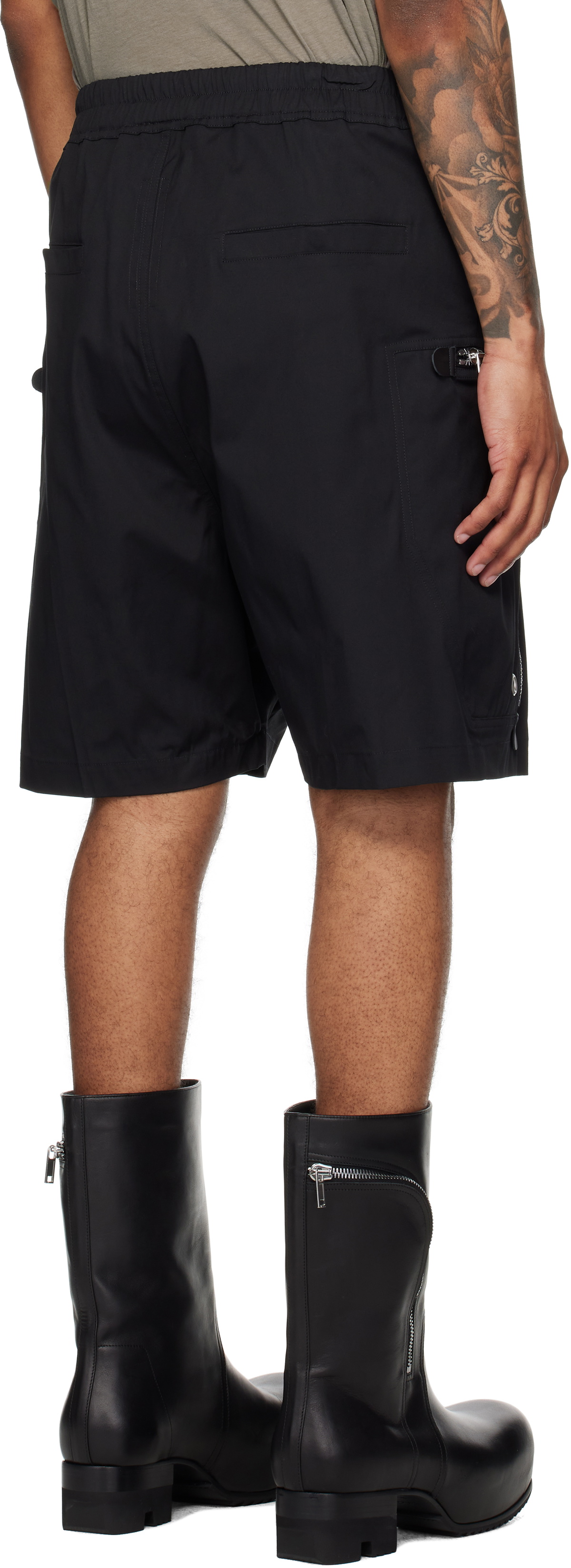 Rick Owens Black Concordians Bauhaus Bela Shorts Rick Owens