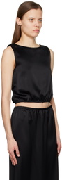 LESET Black Barb Tank Top