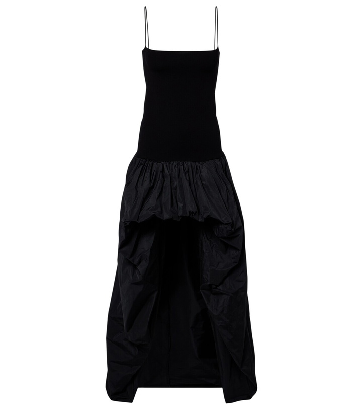 Photo: Stella McCartney Asymmetric crêpe and jersey gown