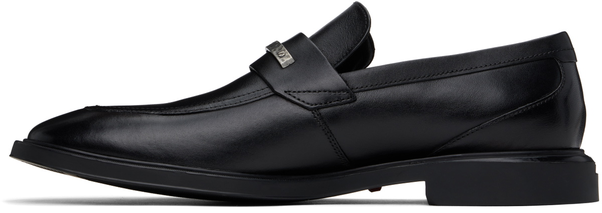 Hugo Black Leather Loafers
