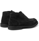 Mr P. - Split-Toe Suede Chukka Boots - Black