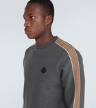 Moncler Cotton-blend jersey sweatshirt