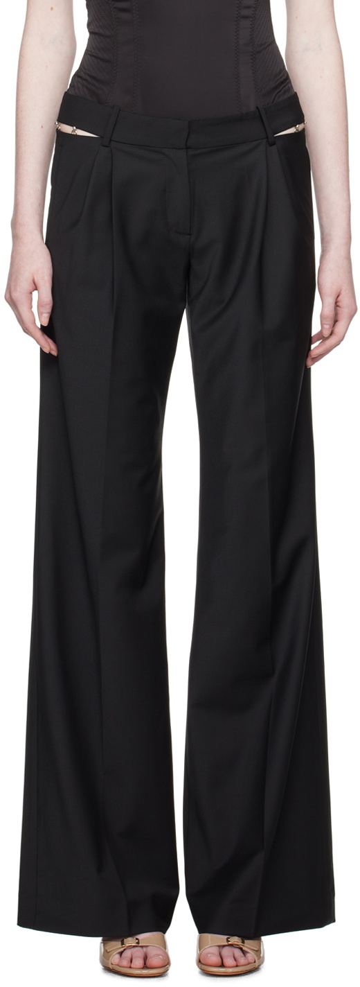 Anna October Black Raya Trousers