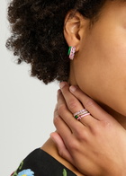 Kate Spade New York Hint of Shimmer Rings set of Three Pink
