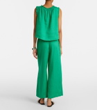 Velvet Lola linen wide-leg pants
