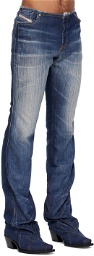 Diesel Blue Bootcut Jeans & Chelsea Boots
