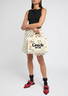 Coach Cargo Embroidered Canvas Tote - White - One Size