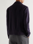 Mr P. - Cashmere and Virgin Wool-Blend Blouson Jacket - Blue