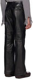 Kiko Kostadinov Black Ria Leather Pants