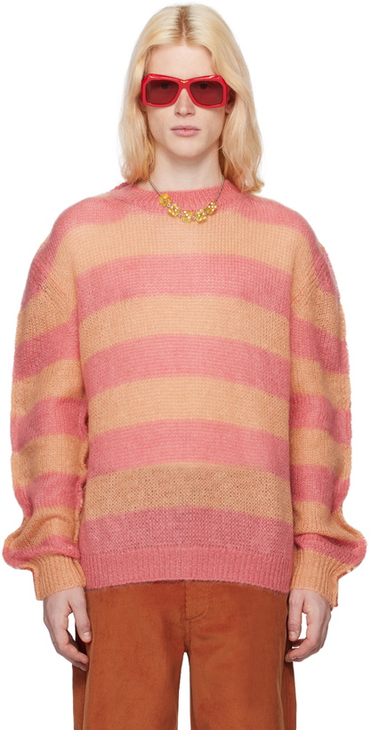 Photo: Marni Pink & Orange Mix Sweater