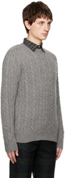 BEAMS PLUS Gray 5G Sweater