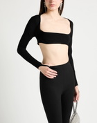 Andreādamo Womens Top in Black
