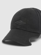 BALENCIAGA 3b Stencil Cotton Baseball Cap